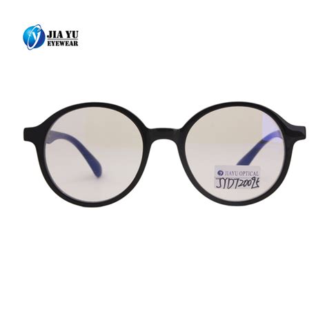 Custom Optical Round Handmade Acetate Eyeglass Frames Women Jiayu