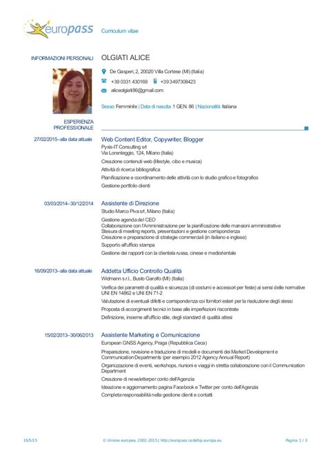 Europass cv => european resume template © download it for free and. SCARICA CURRICULUM VITAE EUROPASS ITALIANO DA COMPILARE