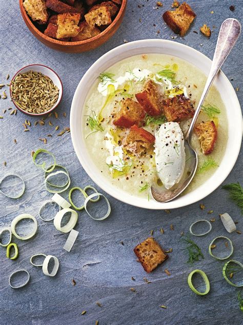Recette de velouté de fenouil et poireaux aux épices
