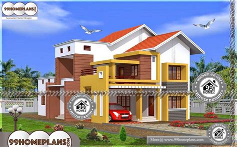 Bungalow House Plans Narrow Lot 70 Two Storey Homes With Balcony