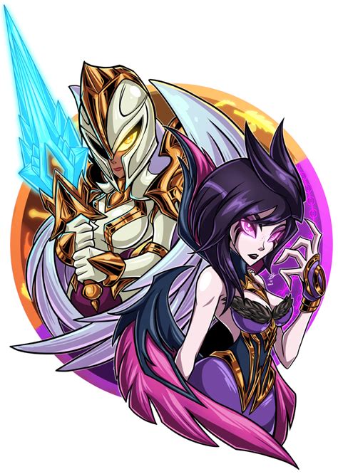Kayle And Morgana By Kraus Illustration On Deviantart Trong 2019