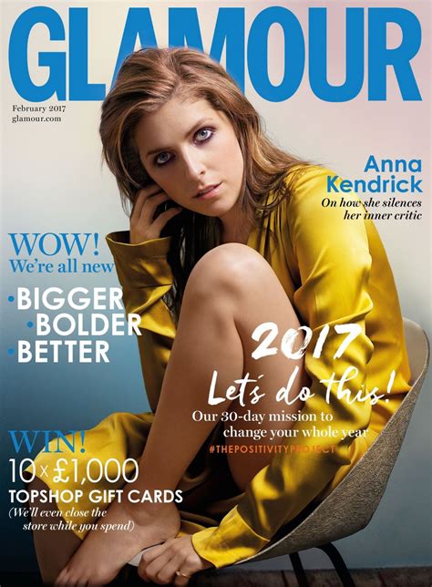 Anna Kendrick - Glamour Magazine UK February 2017 Issue • CelebMafia