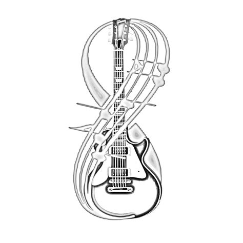 Electric Guitar Line Drawing At Getdrawings Free Download