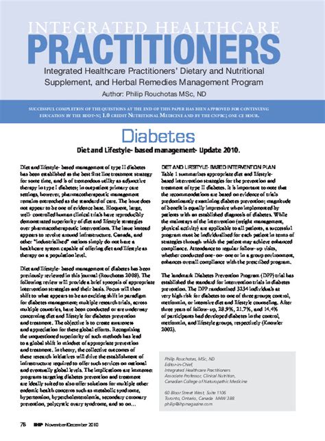 Diabetes A Naturopathic Approach Bolton Naturopathic