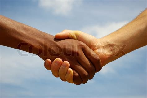 Handshake Stock Image Colourbox