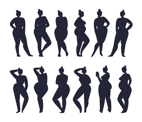 colección de siluetas negras de mujeres desnudas en varias poses con teléfono embarazadas