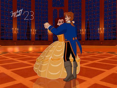 Belle And Prince Adams Ballroom Dance By Zacharynoah92 On Deviantart