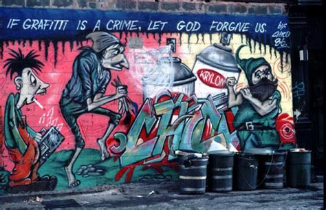 If Graffiti Is A Crime Let God Forgive Us 20 Vintage New York