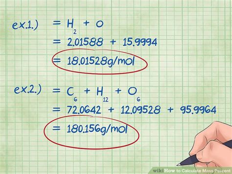 How To Calculate Mass Percent 13 Steps With Pictures Wikihow