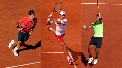 Triple Feature Big 3 In Action At Roland Garros