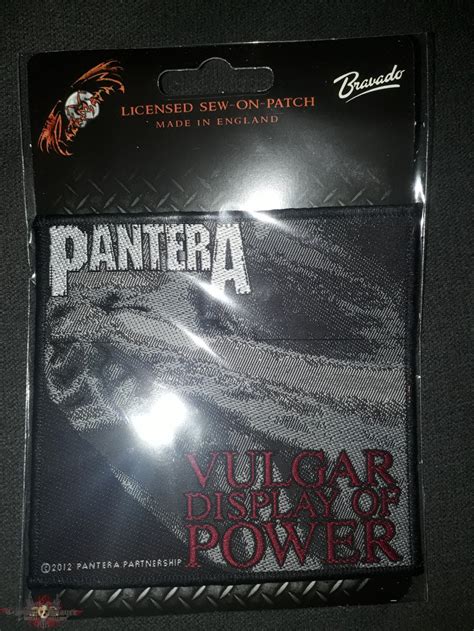 Pantera Official Woven Patch Tshirtslayer Tshirt And Battlejacket Gallery