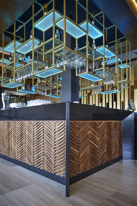 Design your everyday with removable chevron wall murals you'll love. Curva Chevron Wall Coverings by DuChâteau | Bar design ...