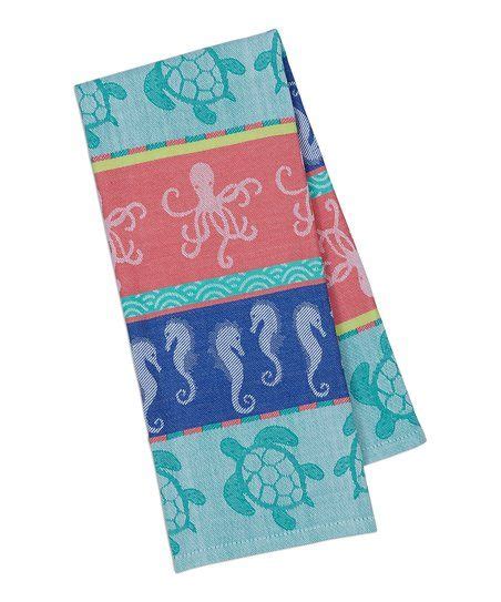 Design Imports Caribbean Jacquard Dish Towel Set Of Four Zulily