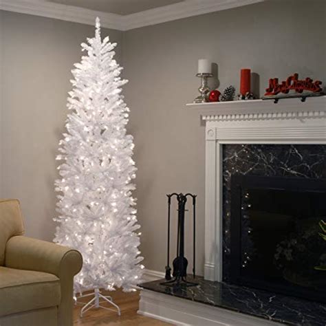National Tree Company Ft Pre Lit Kingswood White Fir Christmas Tree
