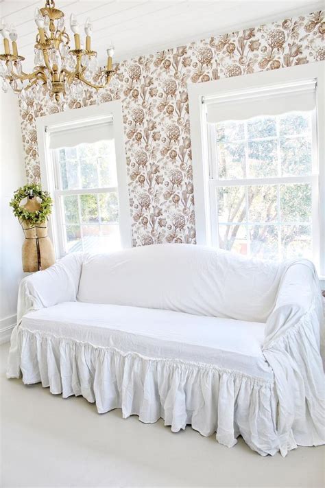 Great savings free delivery / collection on many items. SlipCover | Ruffled Slipcover | Sofa Cover | Sofa Scarf ...