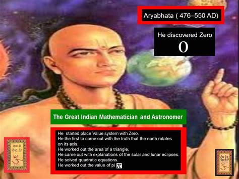 Aryabhata 476550 Adthe Great Mathematician And Astronomer Of