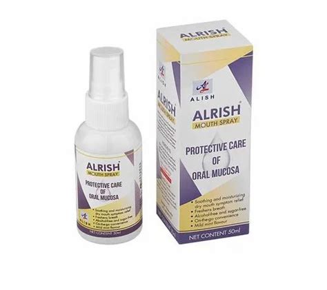 Artificial Saliva Alrish Mouth Spray 100ml Pack Size 100 Ml And 200
