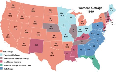 Chronicling And Mapping The Womens Suffrage Movement Neh Edsitement