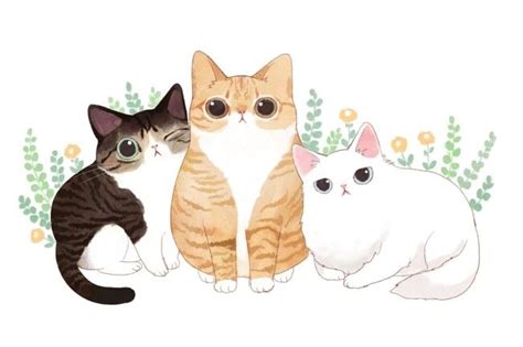 Pin By On Cute Cat Illustration Cat Illustration Cats