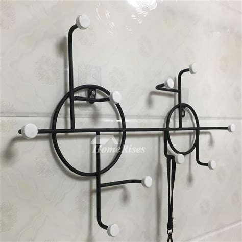 With stylish wall leaf hook. Rustic Wall Hooks Decorative Coat Cast Iron Black Key ...