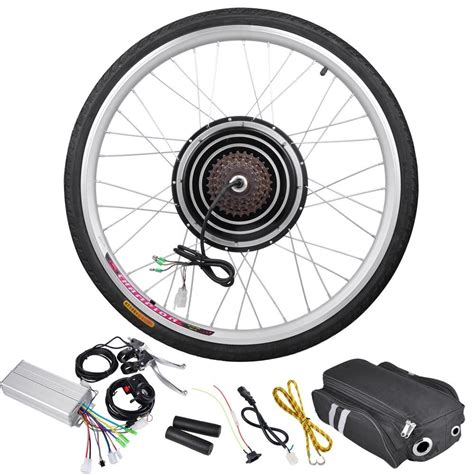 500 Watt 26 Inch Rear Wheel Electric Bicycle Motor Kit 36v