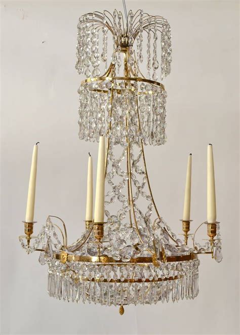 Gustavian Chandelier Circa 1790 1800 From A Unique Collection Of