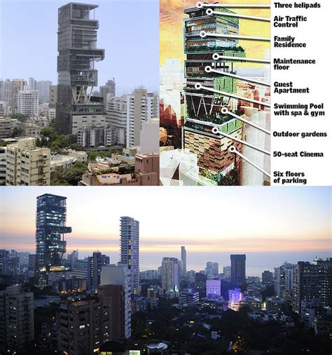 Residence antilia, ambani tower, altamount. Antilla - Mukesh Ambani and Nita's house at Altamount Road ...