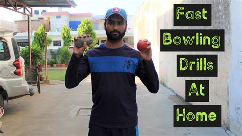 Fast Bowling Drills At Home Youtube