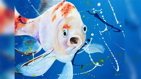 Fish Acrylic Painting Timelapse Youtube