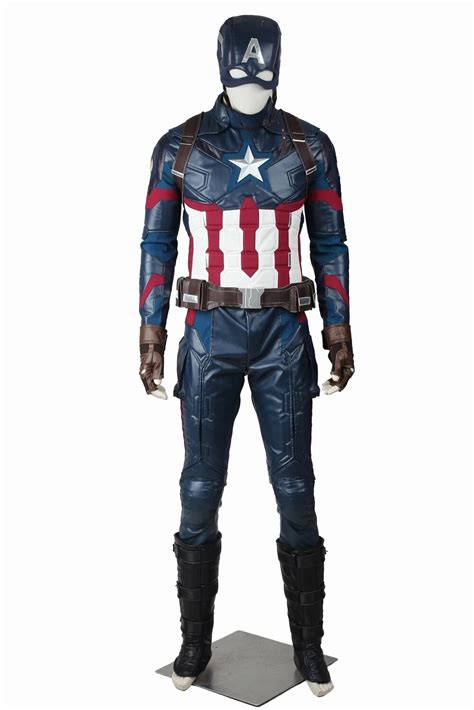 Captain America 3 Civil War Costume Steve Rogers Cosplay Costume