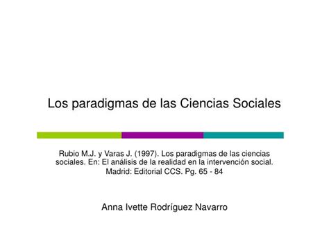 Ppt Los Paradigmas De Las Ciencias Sociales Powerpoint Presentation