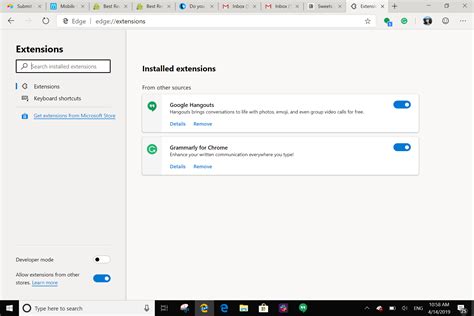 How To Use Chrome Extensions On Windows 10s New Edge Browser Windows