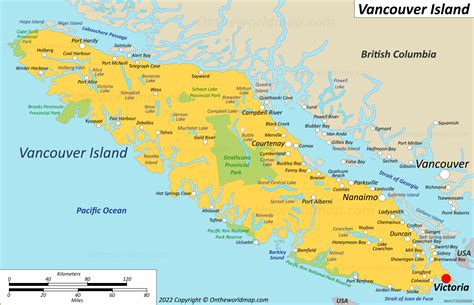 Vancouver Island Map Canada Detailed Maps Of Vancouver Island