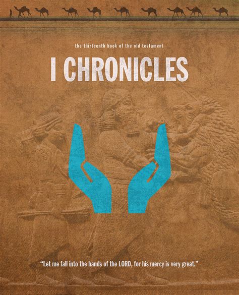 First Chronicles Books Of The Bible Series Old Testament Minimal Poster