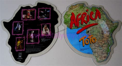 Totally Vinyl Records Toto Africa 7 Inch Picture Disc Shaped Vinyl