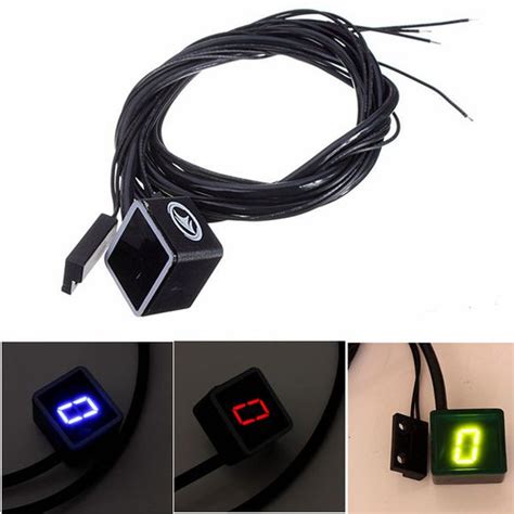 X Led Universal Digital Gear Indicator Motorcycle Display Shift Lever