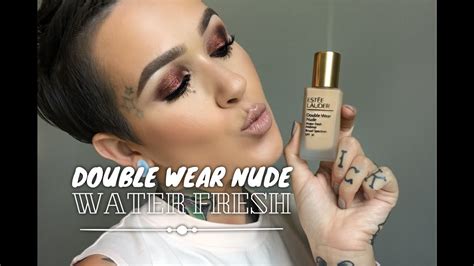 Estee Lauder Double Wear Nude Water Fresh Foundation Review Youtube