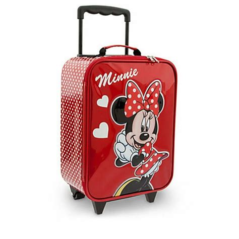 Authentic Disney Parks Minnie Mouse Soft Small Rolling Kid Suitcase