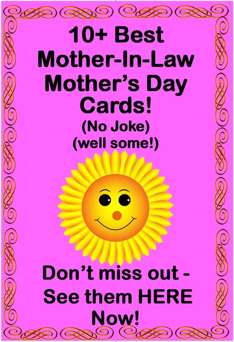 10 Best Mother In Law Cards Best Mothers Day Cards Mothers Day Cards