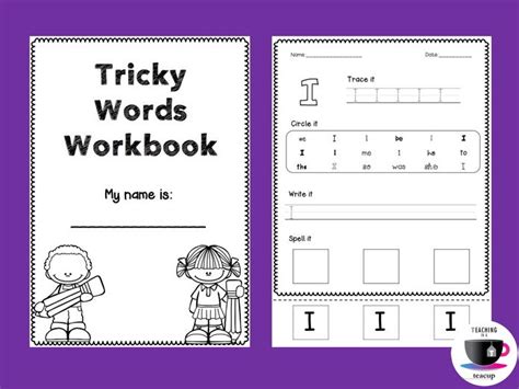 tricky words worksheets jolly phonics by teachinginateacup teaching