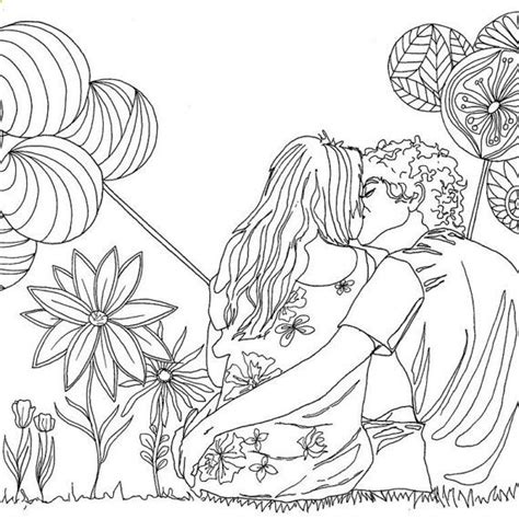 Couple Coloring Pages - Fun Coloring Page