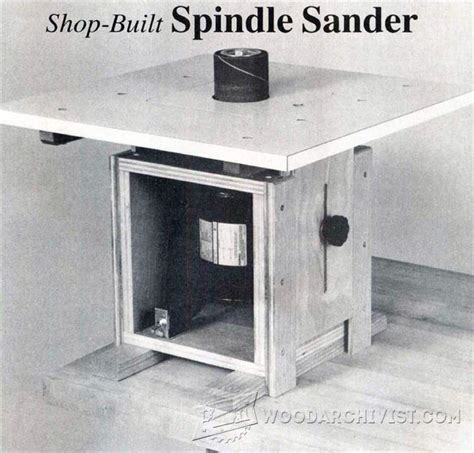 Diy Spindle Sander • Woodarchivist
