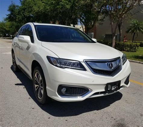 2017 acura rdx advance 55494 miles white 4d suv fwd auto