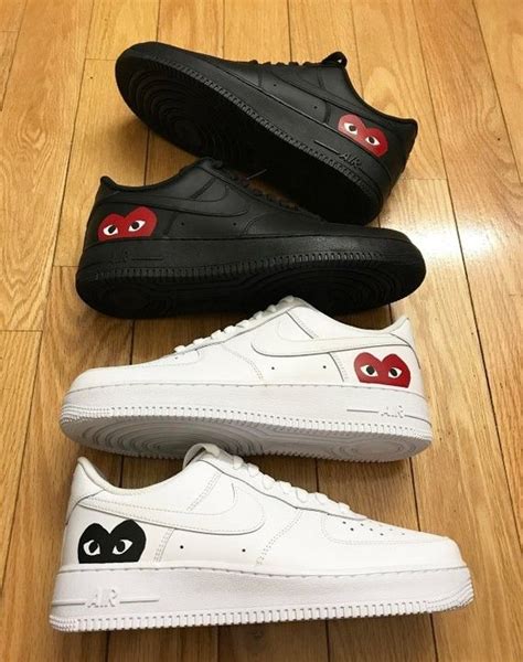 Just follow these steps to make your own unique sneakers. Nike Air Force 1 Low Customized COMME des GARÇONS in 2020 ...