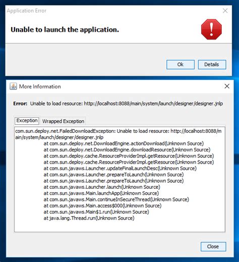 Application Error Unable To Launch Application Ignition Inductive Automation Forum