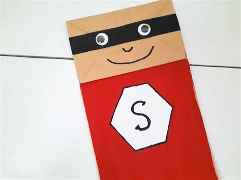 Paper Bag Superhero Craft Our Kid Things