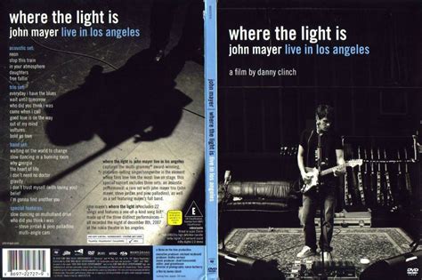 Dvd John Mayer Where The Light Is Live In Los Angeles R 1500 Em