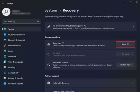 Recovery Options In Windows 11 You Have Multiple Choices Minitool