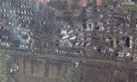 Satellite Images Reveal Scale Of Devastation In Ukraines Bakhmut Over