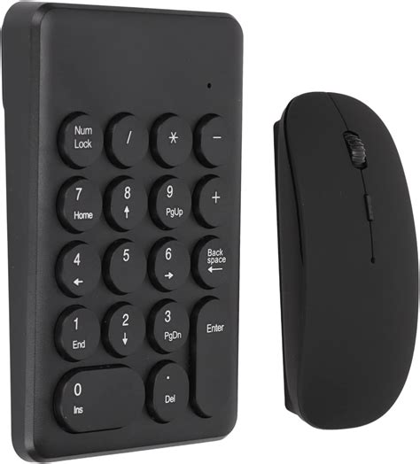 Wireless Numeric Keypad And Mouse Combo18 Keys Portable Financial